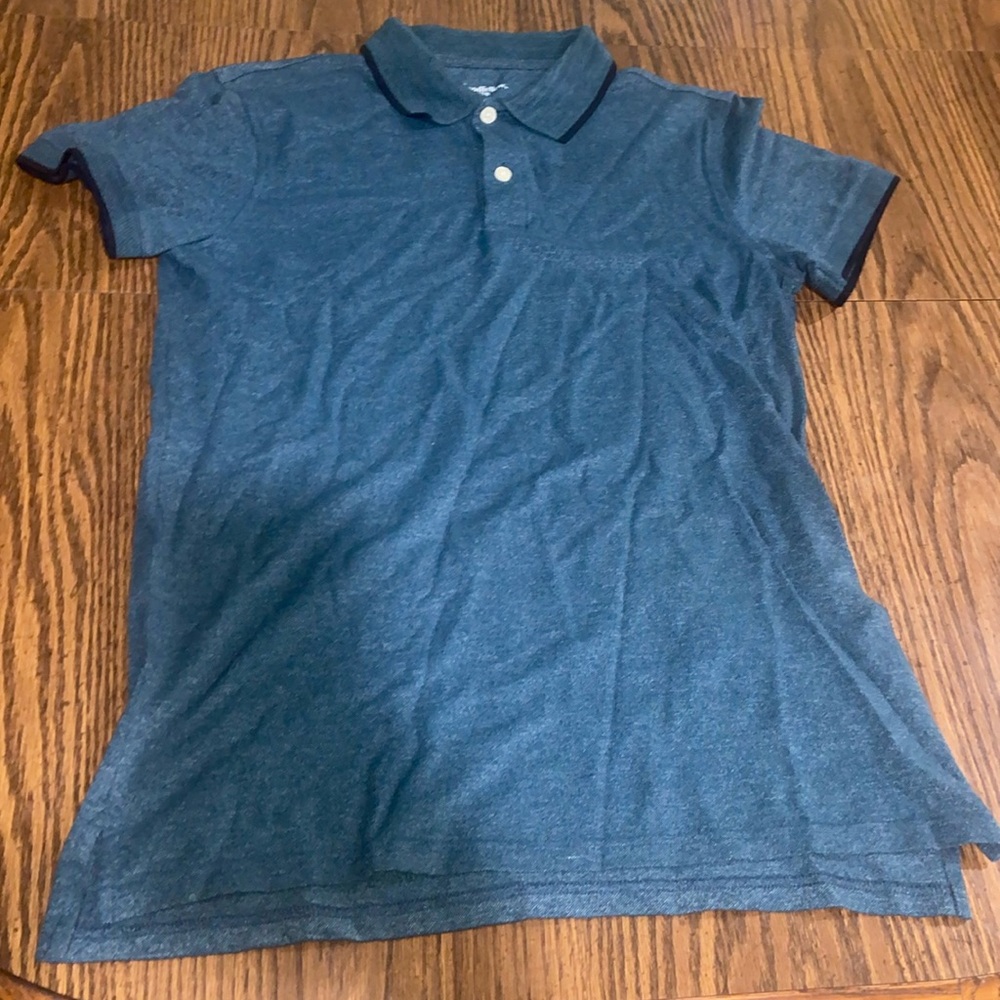 Goodfellow & Co teal collared polo
